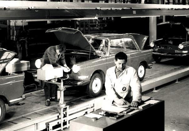 Werk München: Produktion BMW 700, ca. 1962